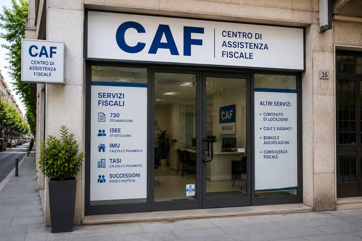 esterno di un CAF