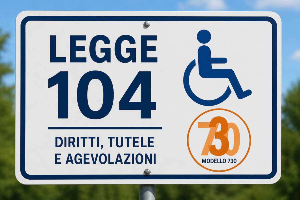cartello legge 104
